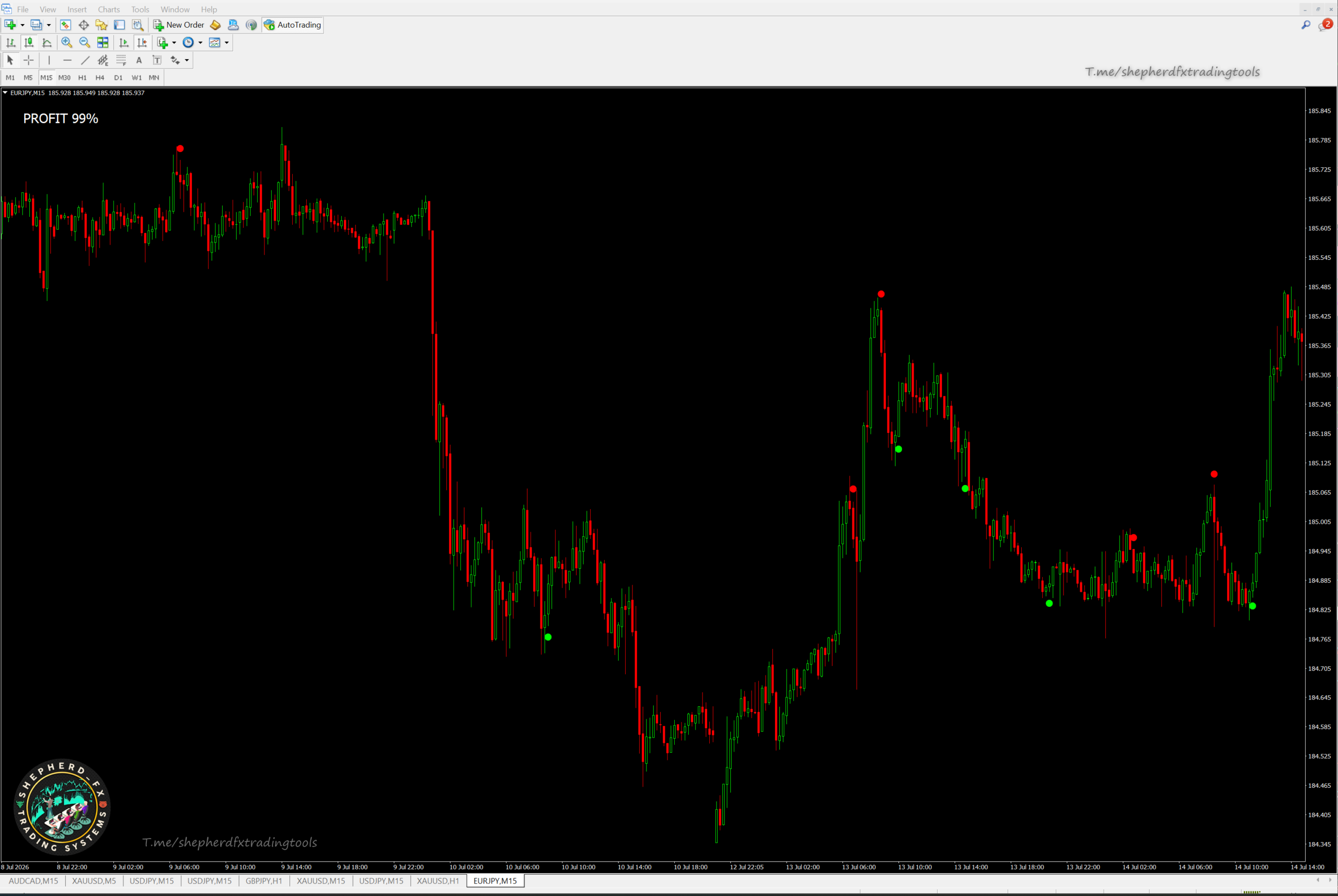 Binary Options Profit 99% System — MT4 Multi-Filter Arrow Signals