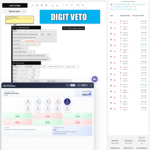 Digit Veto — Deriv DBot Strategy For Volatility 100 Digit Differs